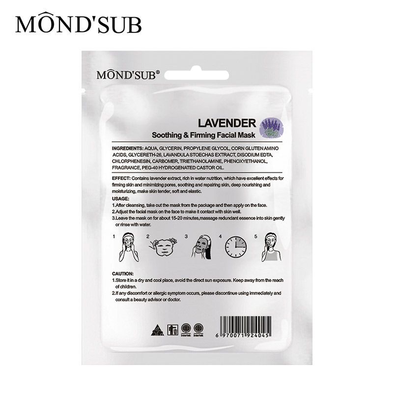 Lavender Soothing & Firming Facial Mask Sheet