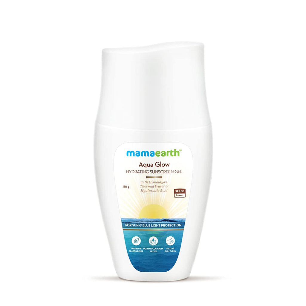 Aqua Glow Hydrating Sunscreen Gel With Himalayan Thermal Water & Hyaluronic Acid