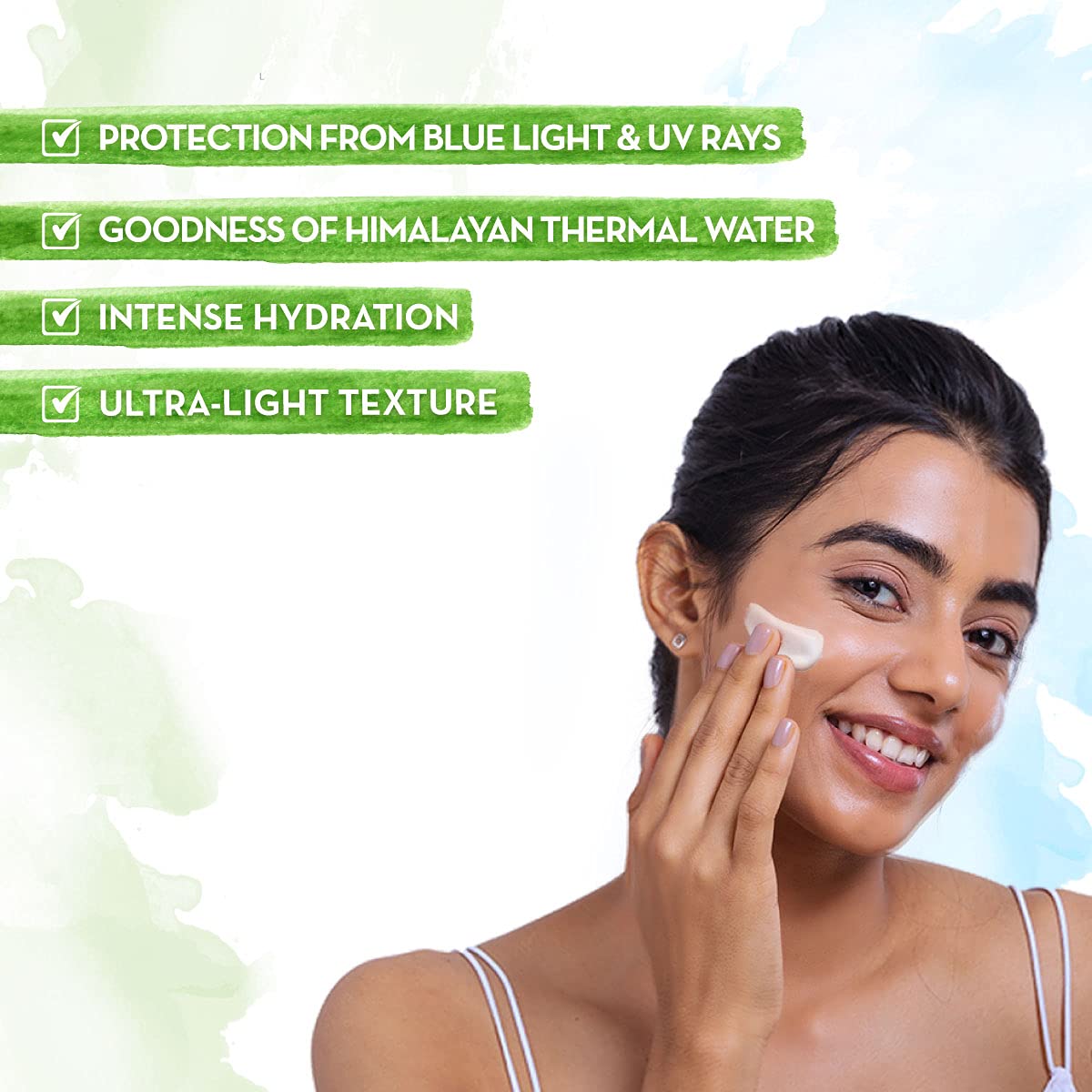 Aqua Glow Hydrating Sunscreen Gel With Himalayan Thermal Water & Hyaluronic Acid