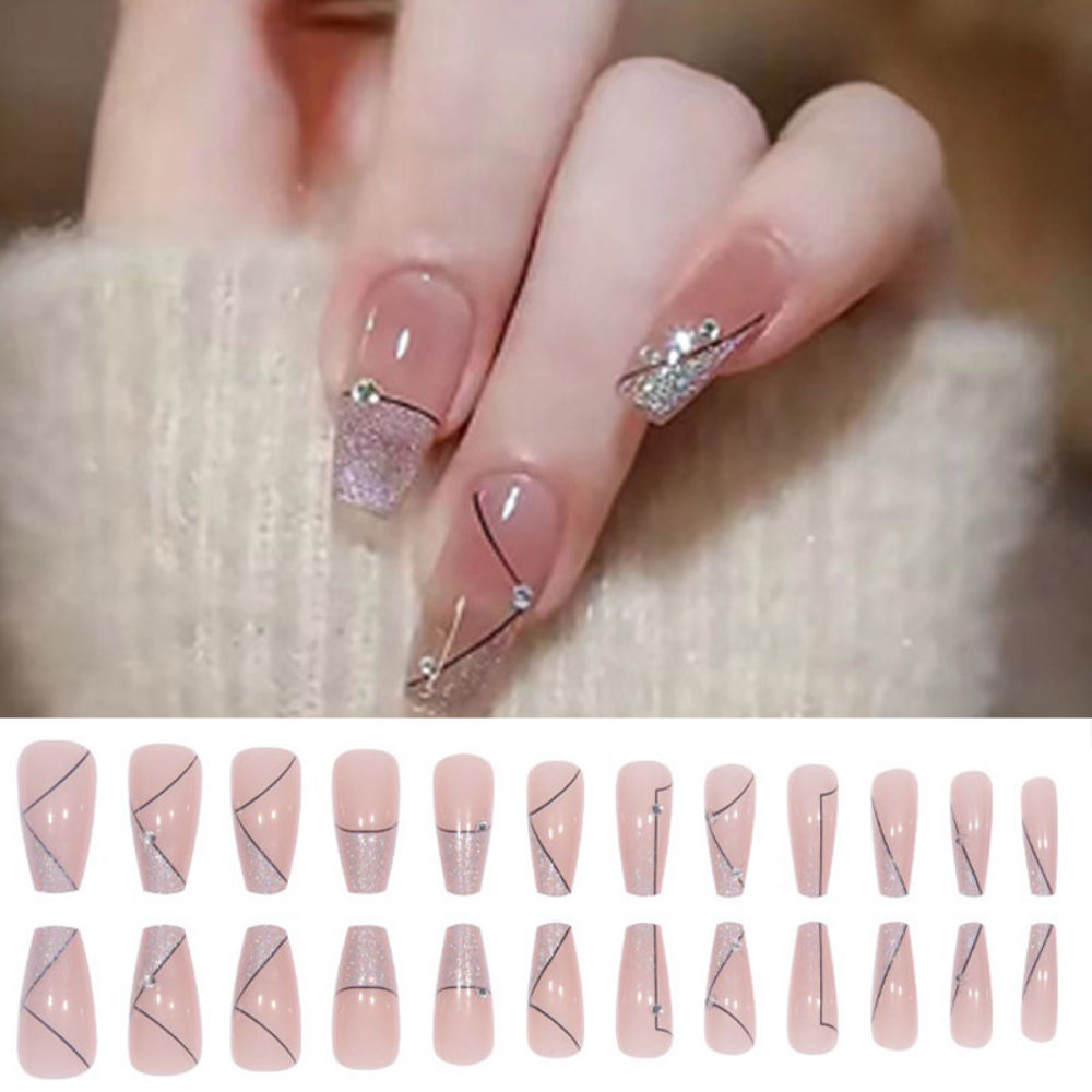 Translucent Grafti Lines With Studs & Glitter