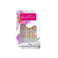 Reusable Artifical Fake Press On Nails French White Curve Design