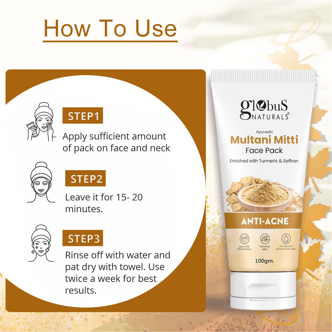 Anti Acne Multani Mitti Face Pack