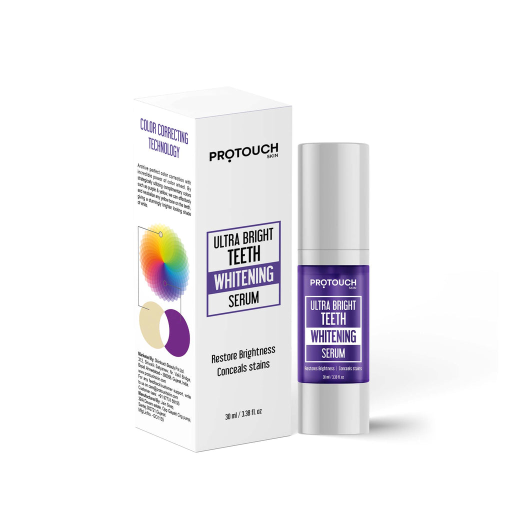 Ultra Bright Purple Teeth Whitening Toothpaste Serum, Colour Correction