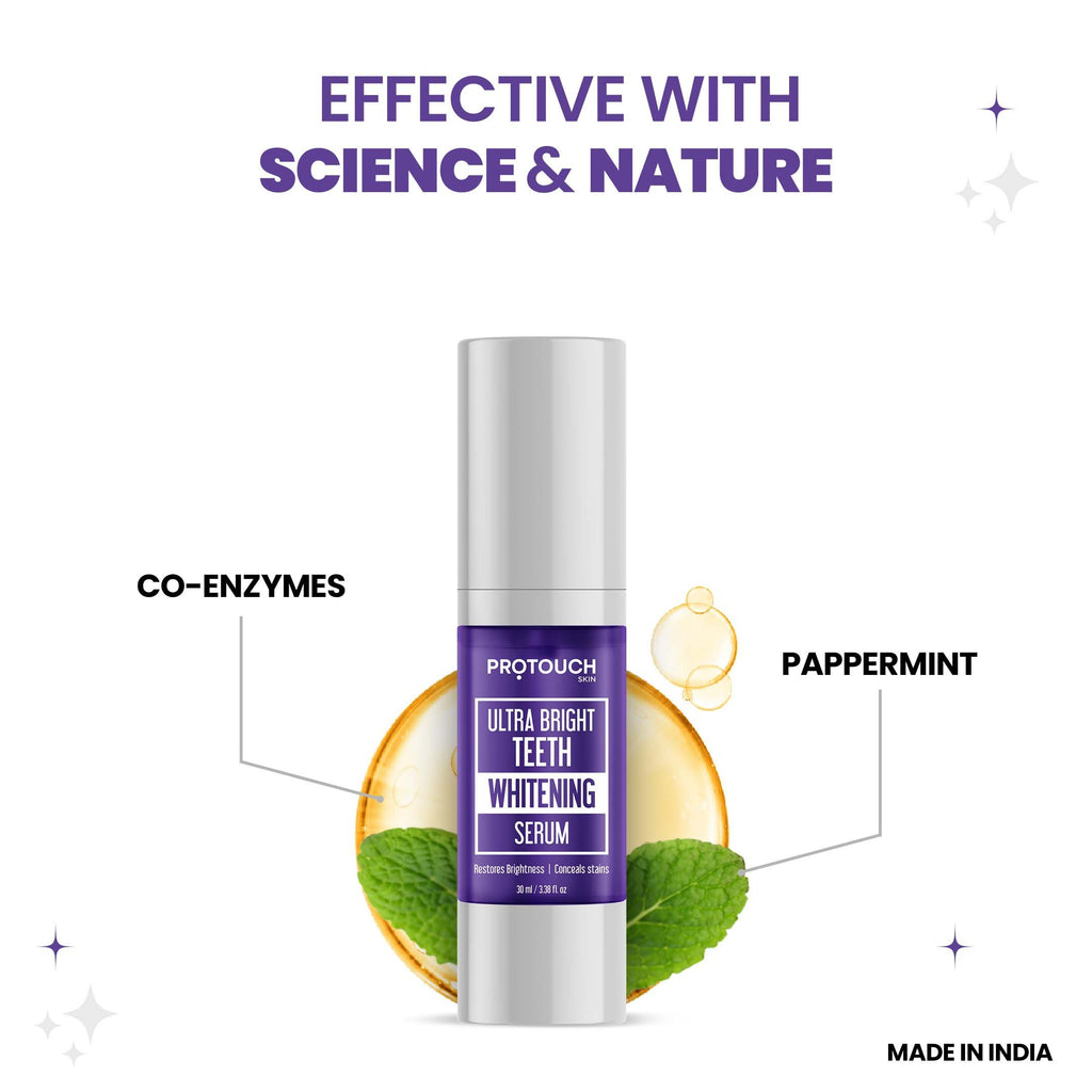 Ultra Bright Purple Teeth Whitening Toothpaste Serum, Colour Correction