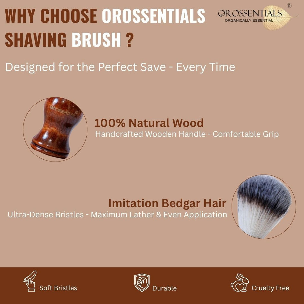 Wooden Shaving Brush For Men