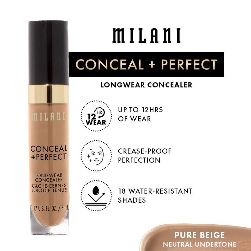 Conceal + Perfect Longwear Concealer - Pure Beige 140