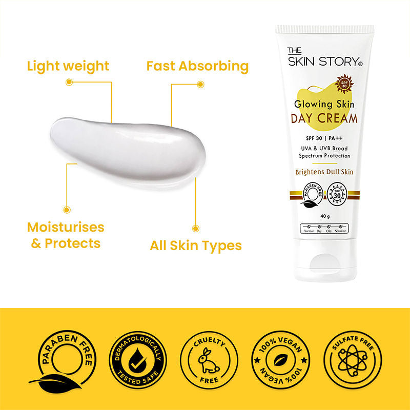 Sun Protection Day Face Cream For Brighter Glowing Skin With SPF 30 PA+++ & Beetroot