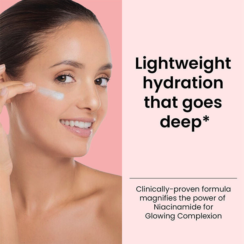 Oil Free Face Moisturizer For Oily Acne Prone Skin Hydrates Adds Glow - Niacinamide