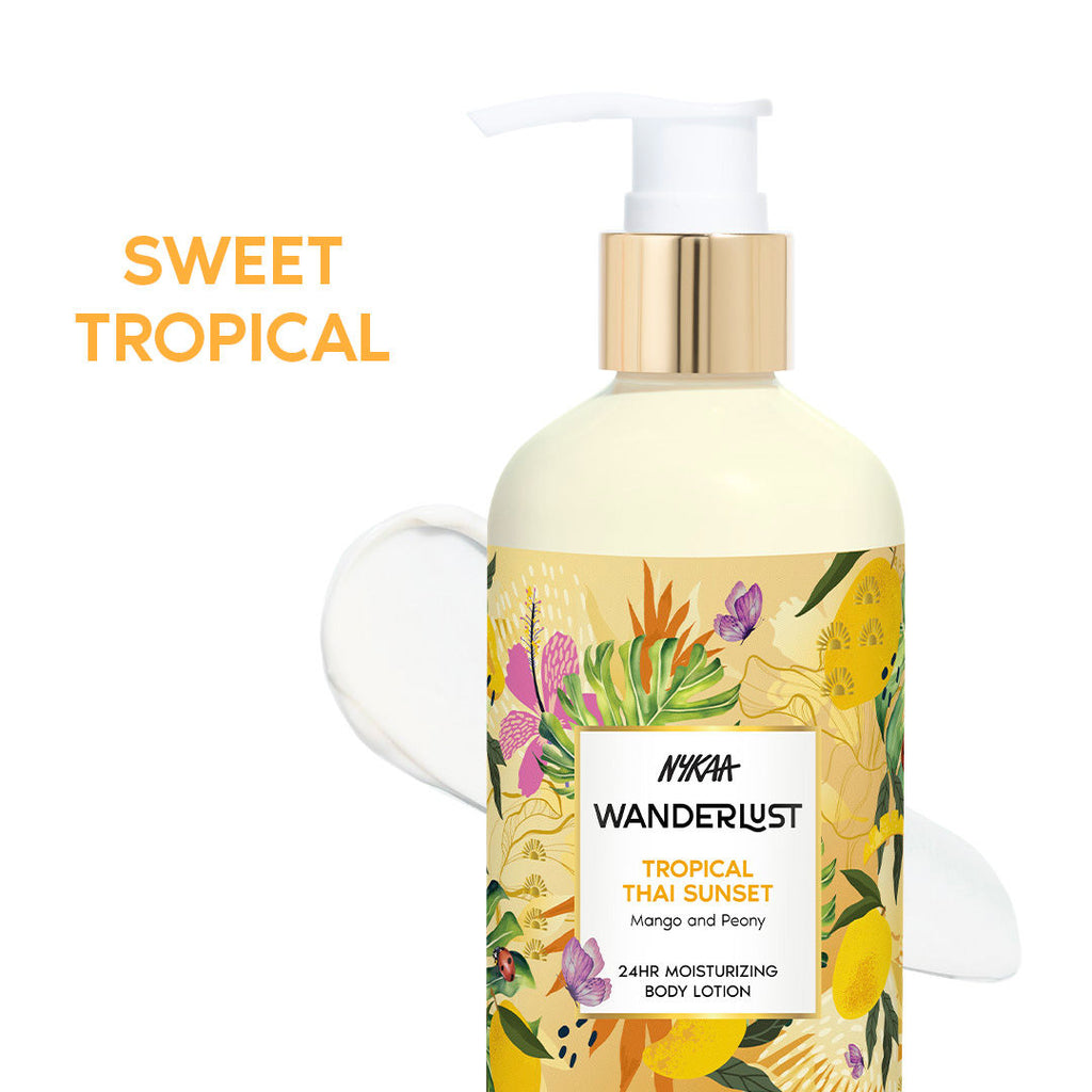 Nykaa Wanderlust Moisturising Body Lotion - Tropical Thai Sunset