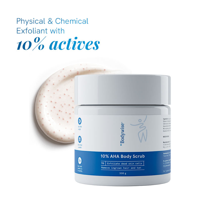 10% AHA Lactic Acid Body Scrub - 300g
