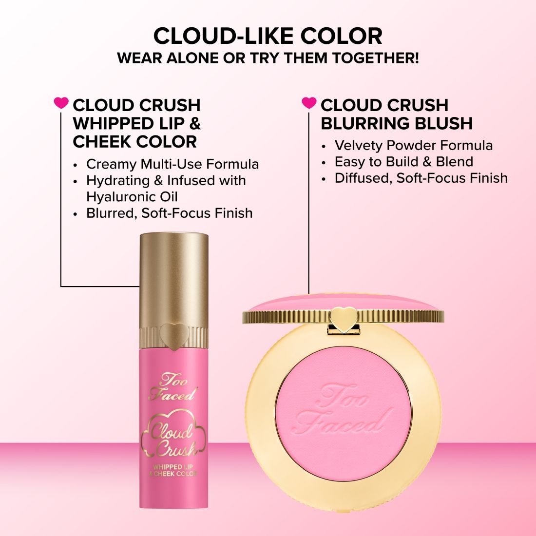 Cloud Crushed Whipped Peach Lip & Cheek Color