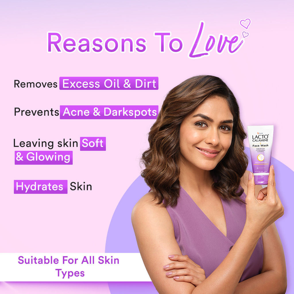 Face Wash with Kaolin Clay, Niacinamide & Vitamin E for All Skin Types