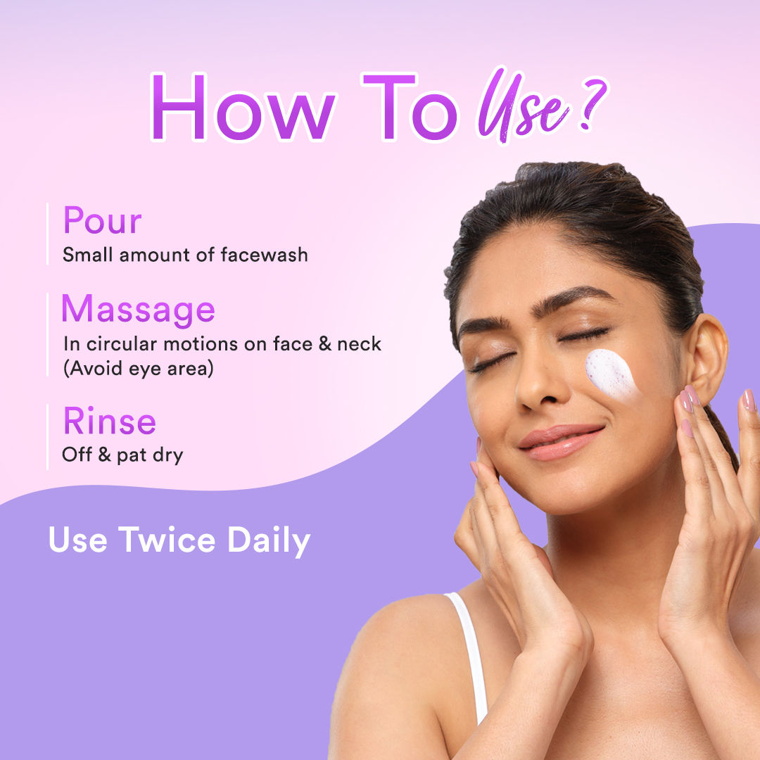 Face Wash with Kaolin Clay, Niacinamide & Vitamin E for All Skin Types