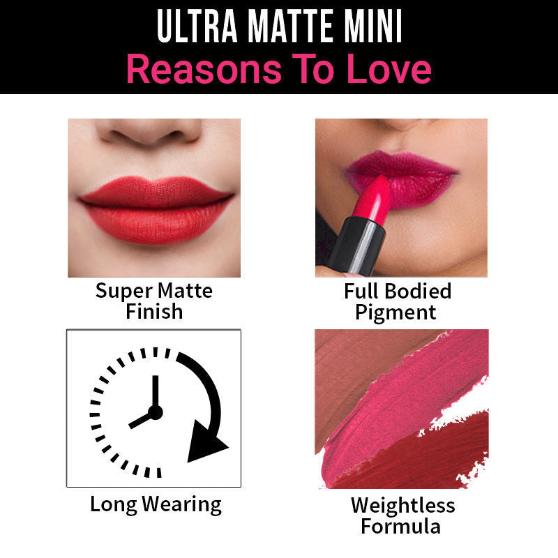 Ultra Matte Mini Lipstick - Nefertiti 02