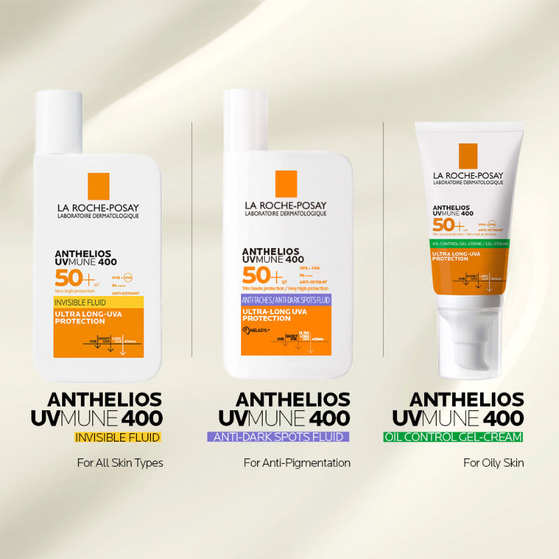 Anthelios UVMUNE400 Invisible Fluid SPF50+ Ultra-light Sunscreen for Sensitive Skin