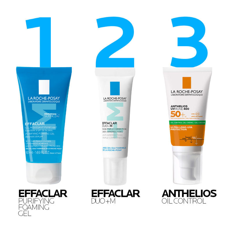 Effaclar Duo+M Gel with Salicylic acid, Anti-Acne Moisturiser for Acne-Prone Skin