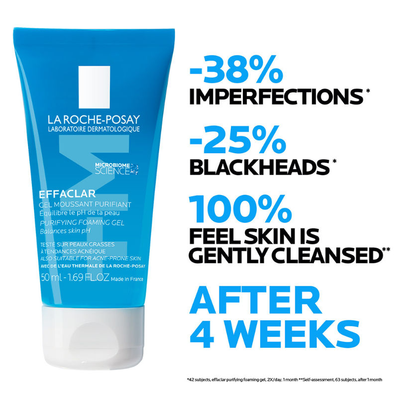 Effaclar Purifying Anti-Acne Gel Face wash, Gentle Cleanser for Oily, Acne Prone skin