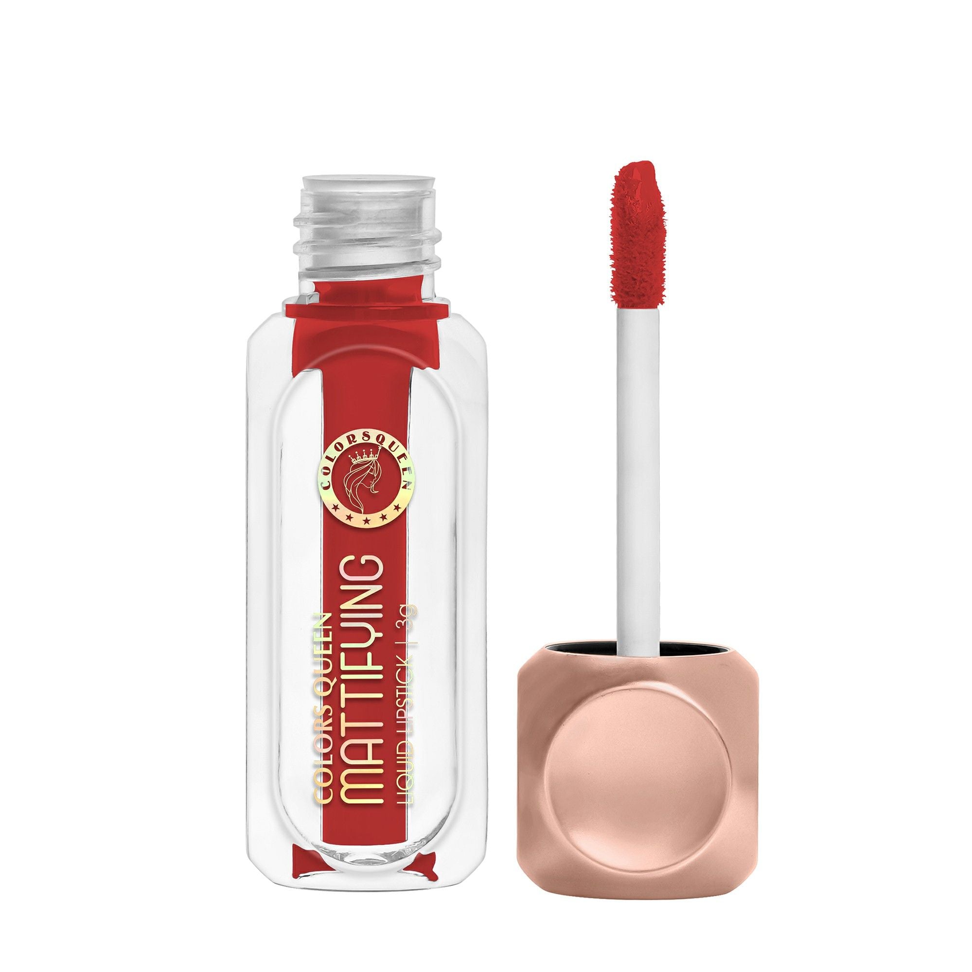 Mattifying Non Transfer Matte Liquid Lipstick - 01 Garnet