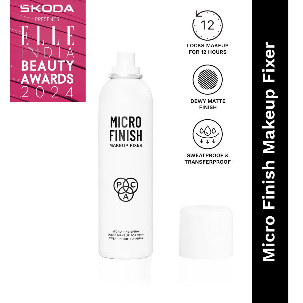 Micro Finish Makeup Fixer Spray - Quick Drying Microfine Mist, Longlasting Sweatproof Formula