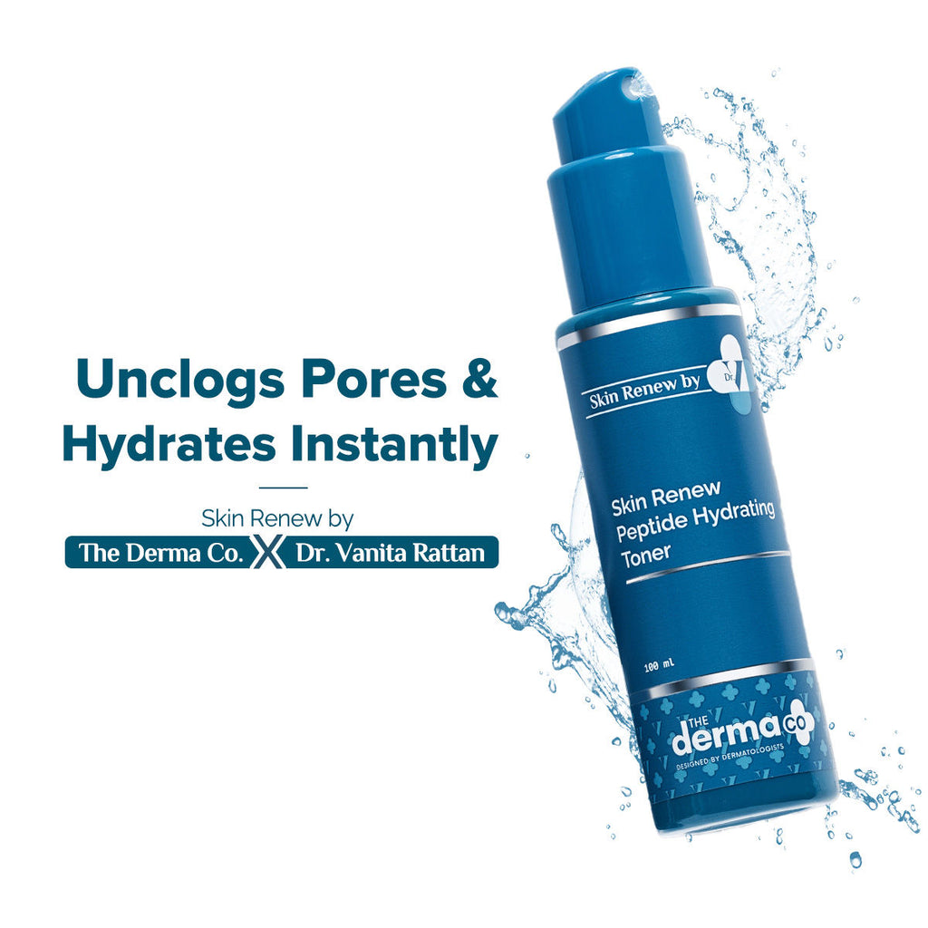 X Dr V Skin Renew Peptide Hydrating Toner with Hyaluronic Acid for All Skin Types