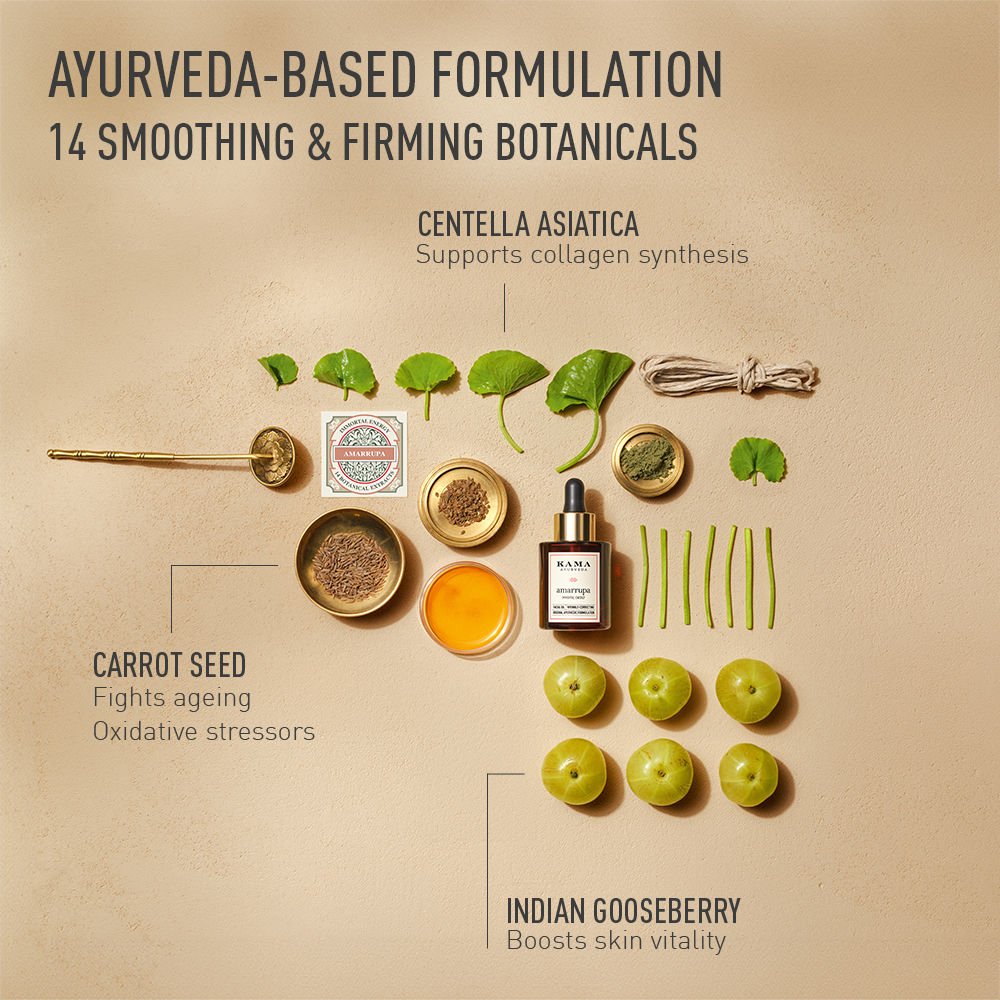 Amarrupa Age - Defying Wrinkle - Correcting Facial Oil, Supports Collagen Synthesis