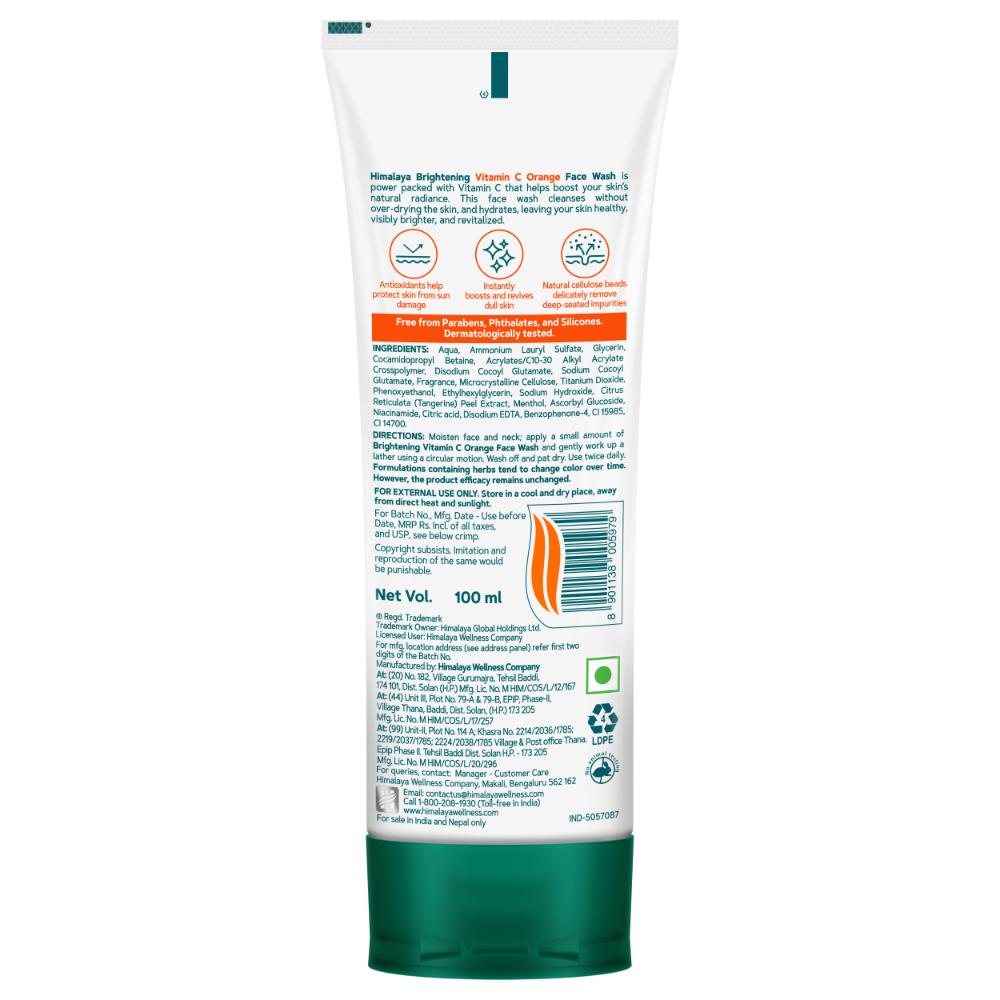 Brightening Vitamin C Orange Face Wash