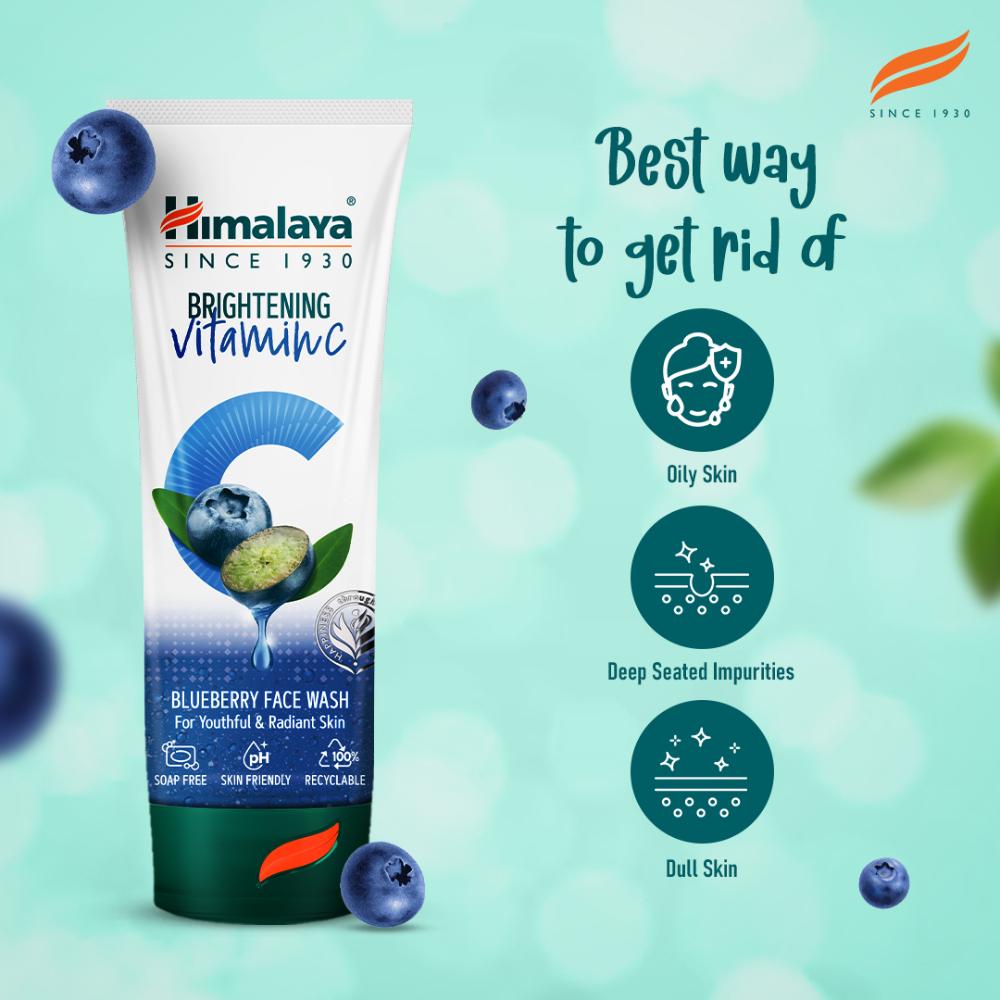Brightening Vitamin C Blueberry Face Wash