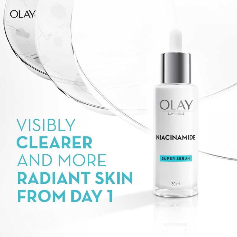 Niacinamide Face Serum For Clear & Even Skin, Fights Dark Spots & Dullness