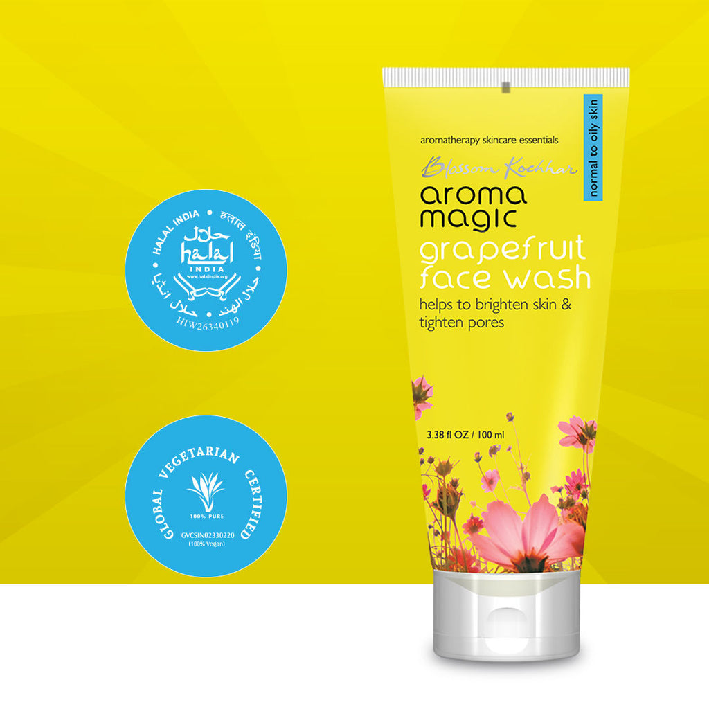 Grapefruit Face Wash Skin Brightening & Pore Tightening (All Skin Types)