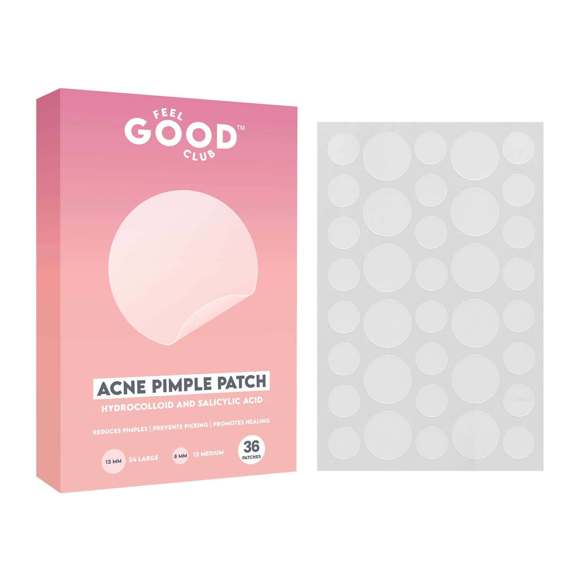 Pimple Patch With Hydrocolloid & Salicylic Acid For Acne Healing & Spot Correction