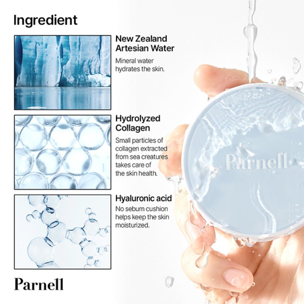 Glacial Biome Water No-Sebum Cushion - Oil-Control Matte Finish