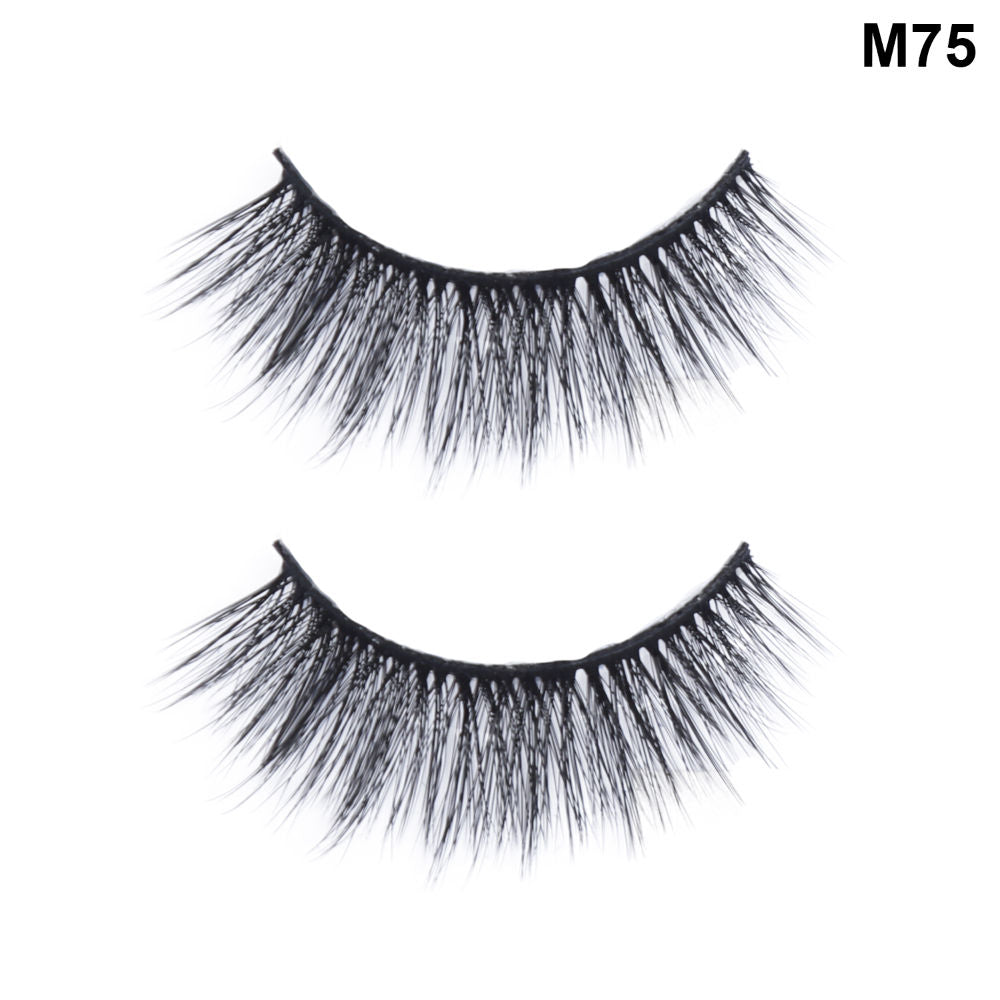 Dramatic, Party Style Long and Natural False Eyelashes - M75