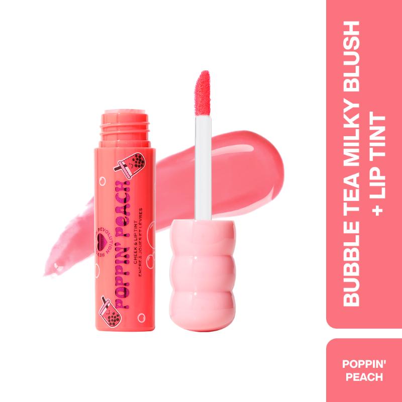 Bubble Tea Milky Blush + Lip Tint - Poppin' Peach