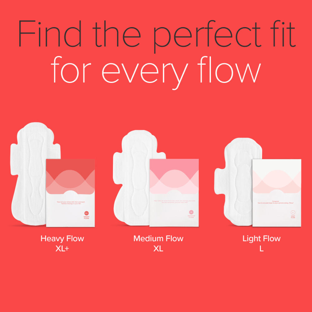 Complete Comfort XL+ Sanitary Pads With Vegan Leather Pouch