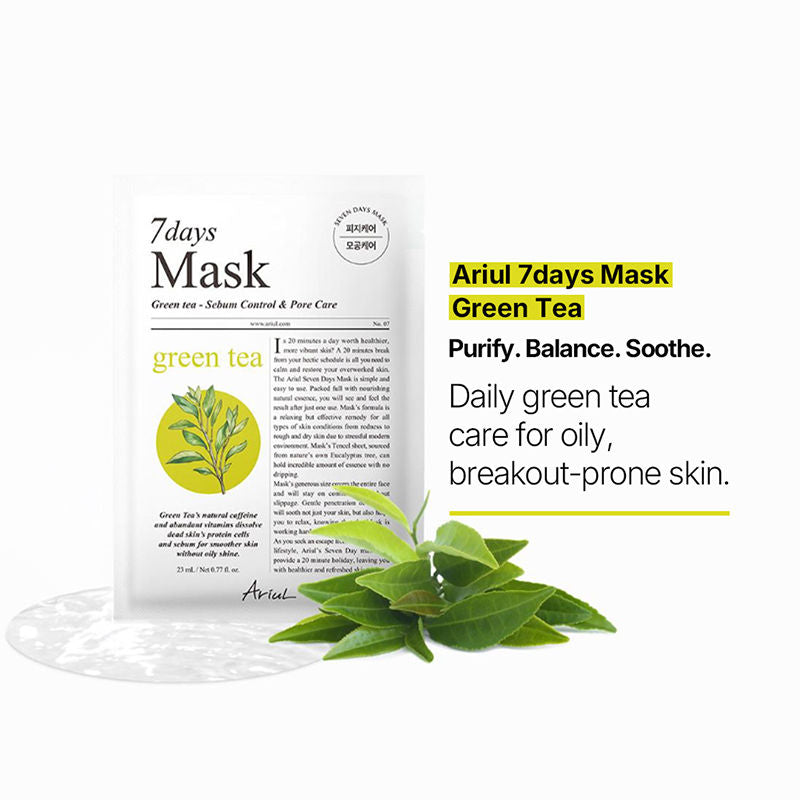 7days Mask - Green Tea + S