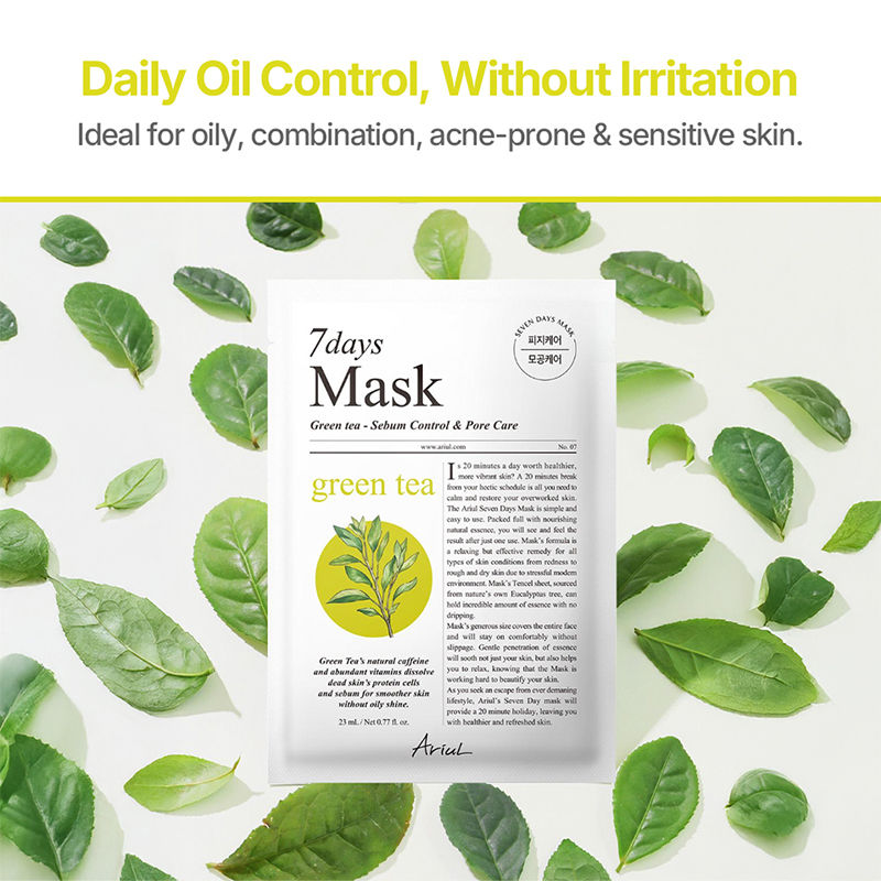 7days Mask - Green Tea + S