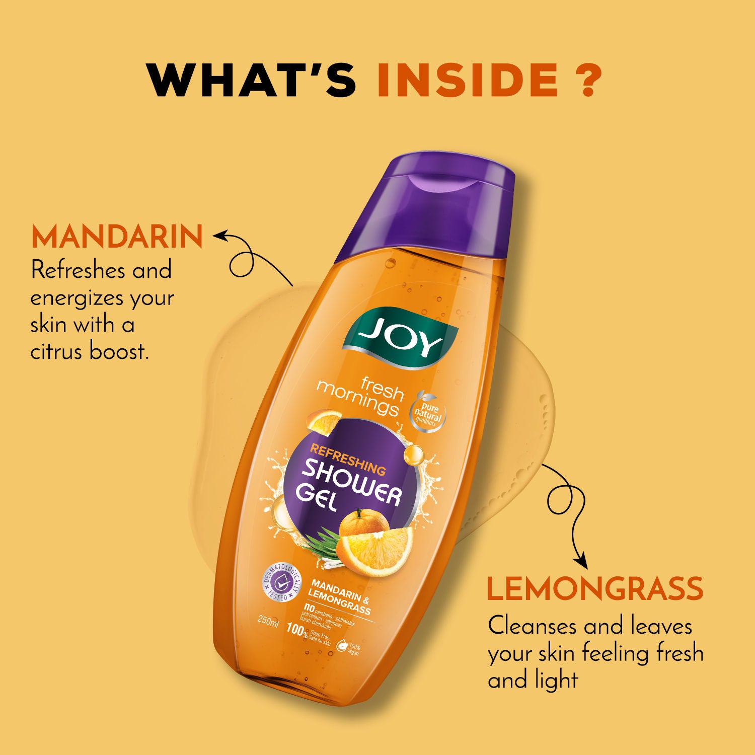 Fresh Morning Refreshing Shower Gel Mandarin & Lemongrass