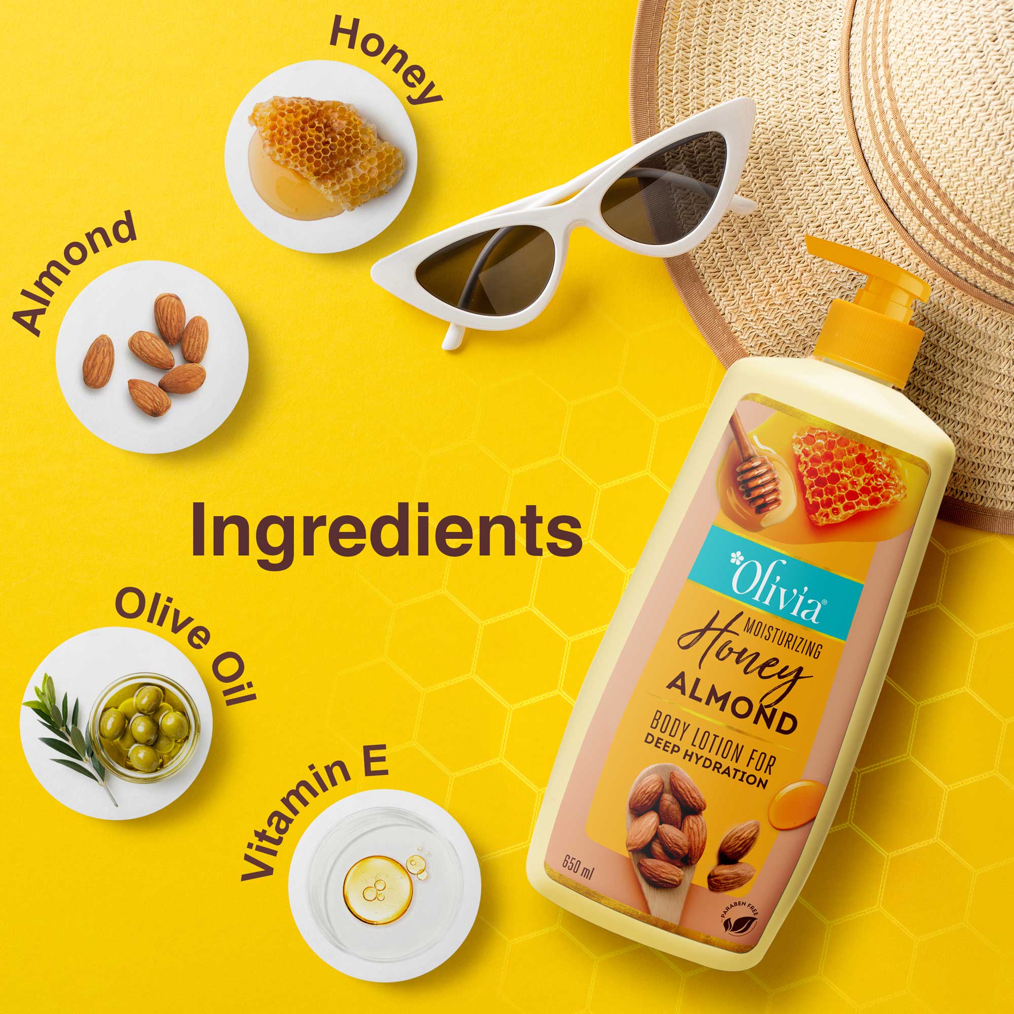 Honey Almond Moisturizer Body Lotion For Deep Hydration
