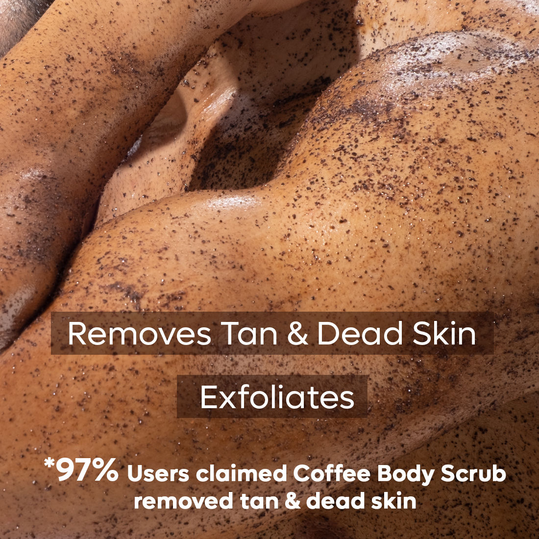 Exfoliating Coffee Body Scrub For Tan Removal & Soft-Smooth Skin - 100% Natural & Vegan