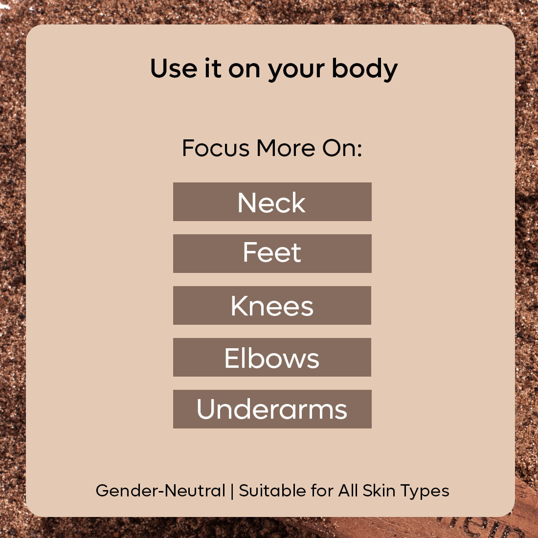 Exfoliating Coffee Body Scrub For Tan Removal & Soft-Smooth Skin - 100% Natural & Vegan