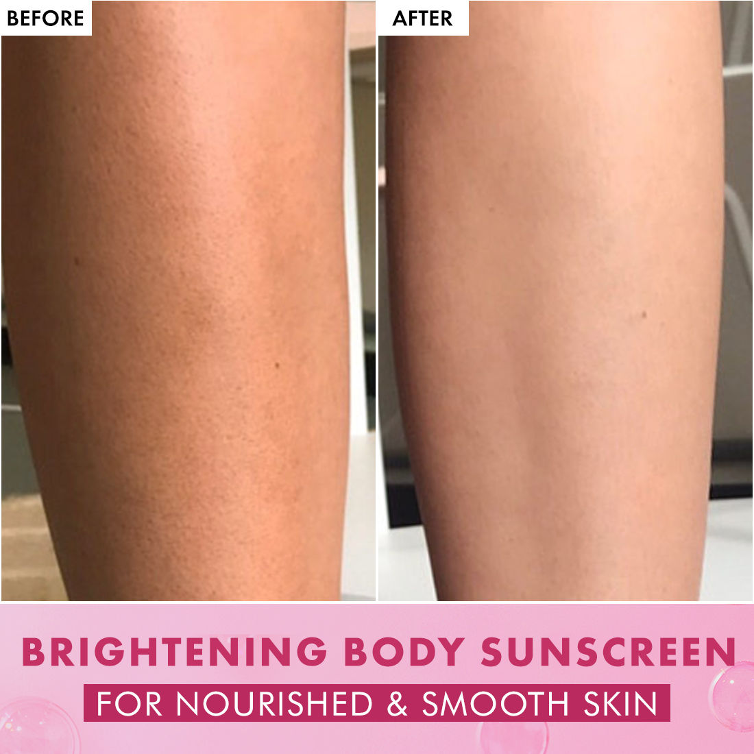 Brightening Raspberry Rush Serum Body Lotion SPF 50 PA+++ With Niacinamide Non-Sticky