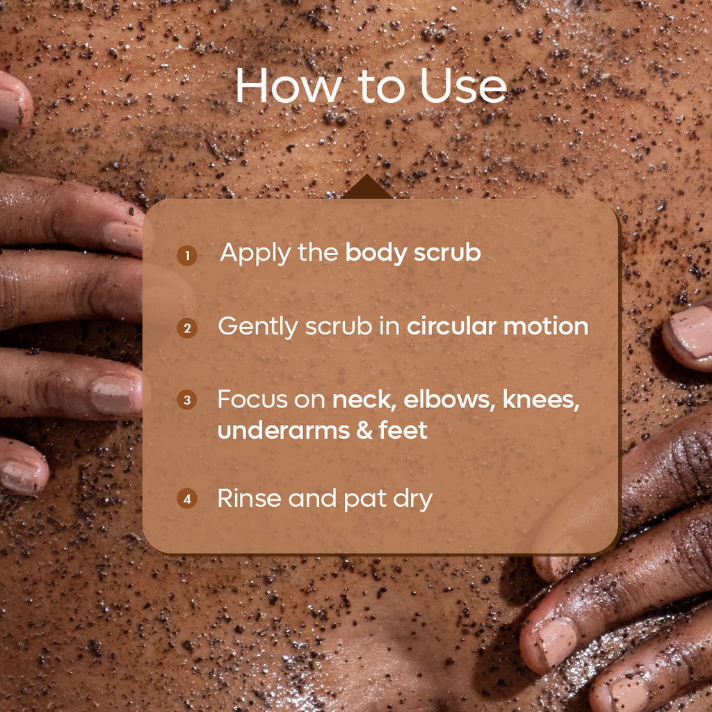 Exfoliating Coffee Body Scrub For Tan Removal Normal To Oily Skin