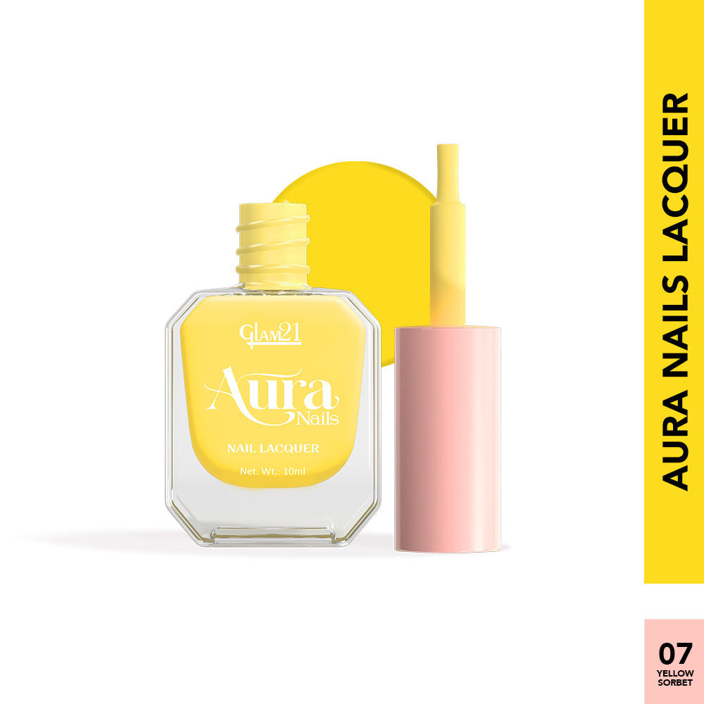 Aura Nails Lacquer - Yellow Sorbet