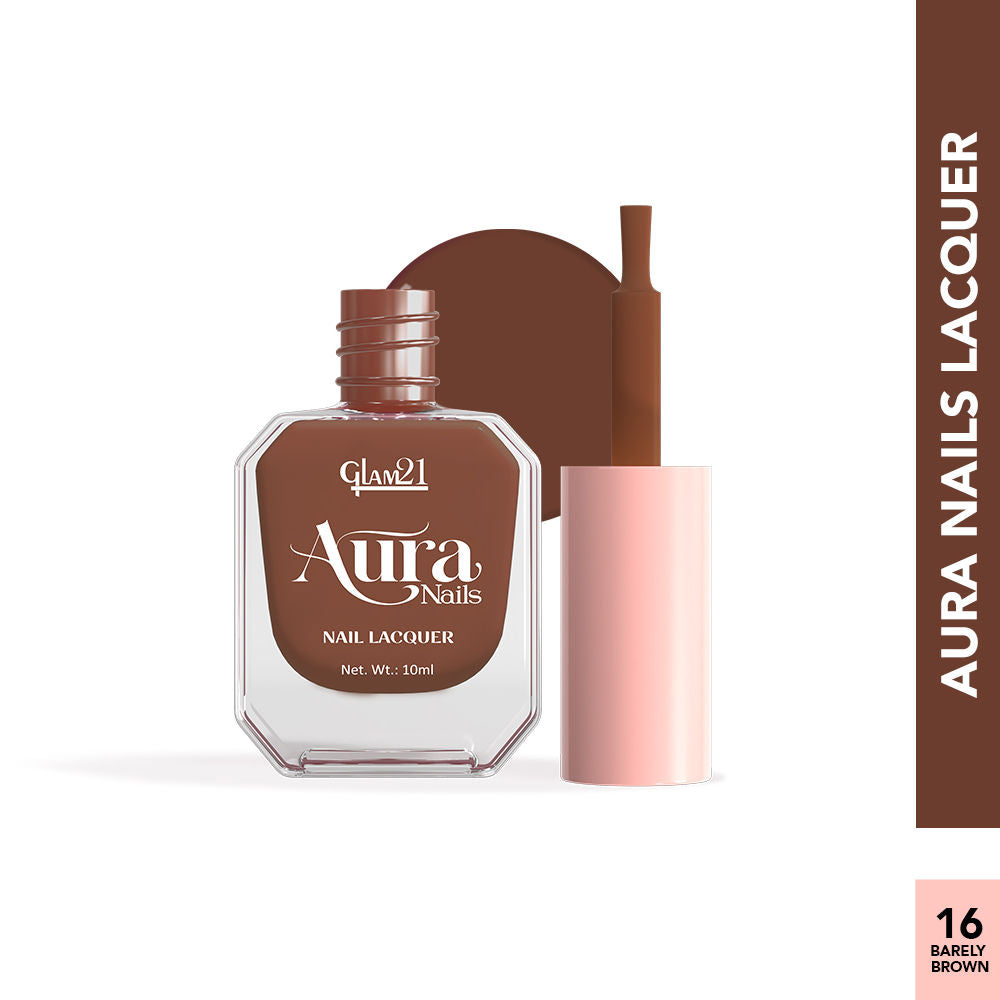 Aura Nails Lacquer - Barely Brown
