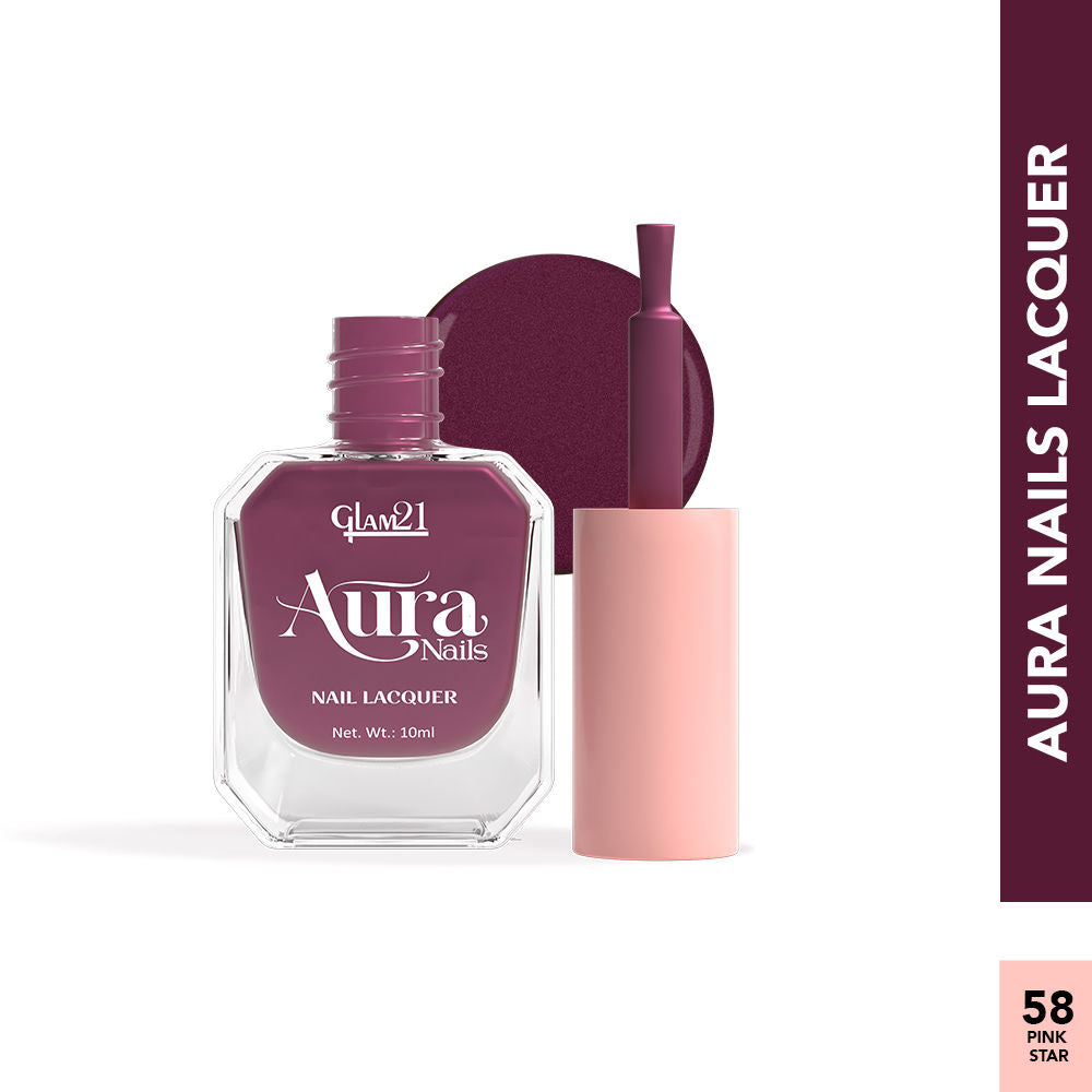 Aura Nails Lacquer - Pink Star