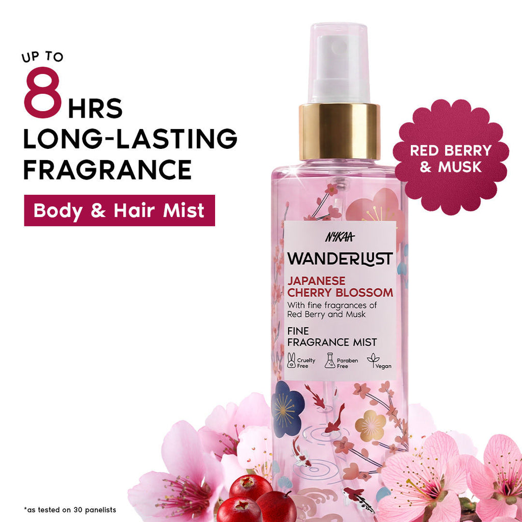 Nykaa Wanderlust French Lavender Perfume Body & Hair Mist, Long-lasting Fragrance