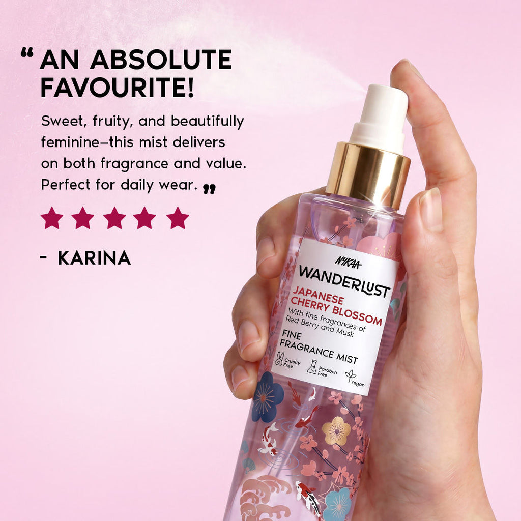 Nykaa Wanderlust French Lavender Perfume Body & Hair Mist, Long-lasting Fragrance