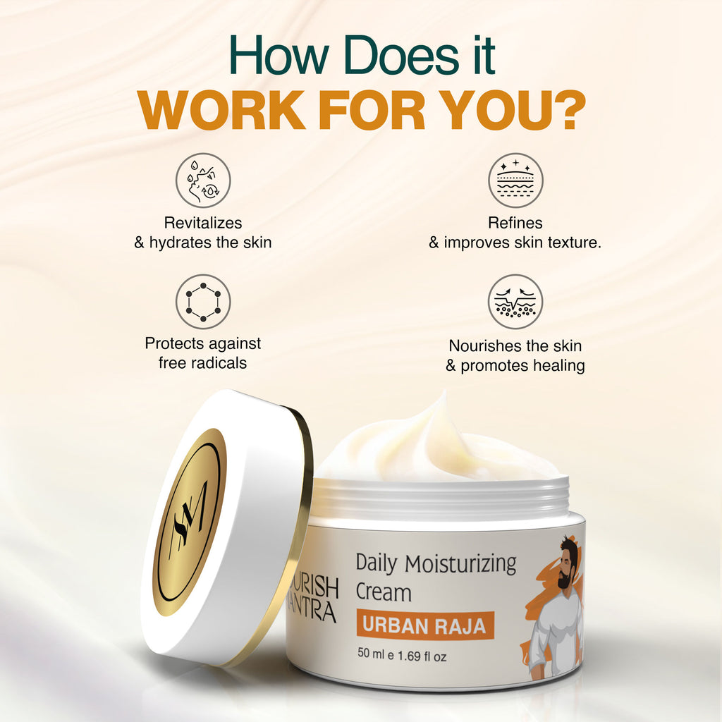 Urban Raja Daily Moisturizing Cream for Smooth & Nourished Skin