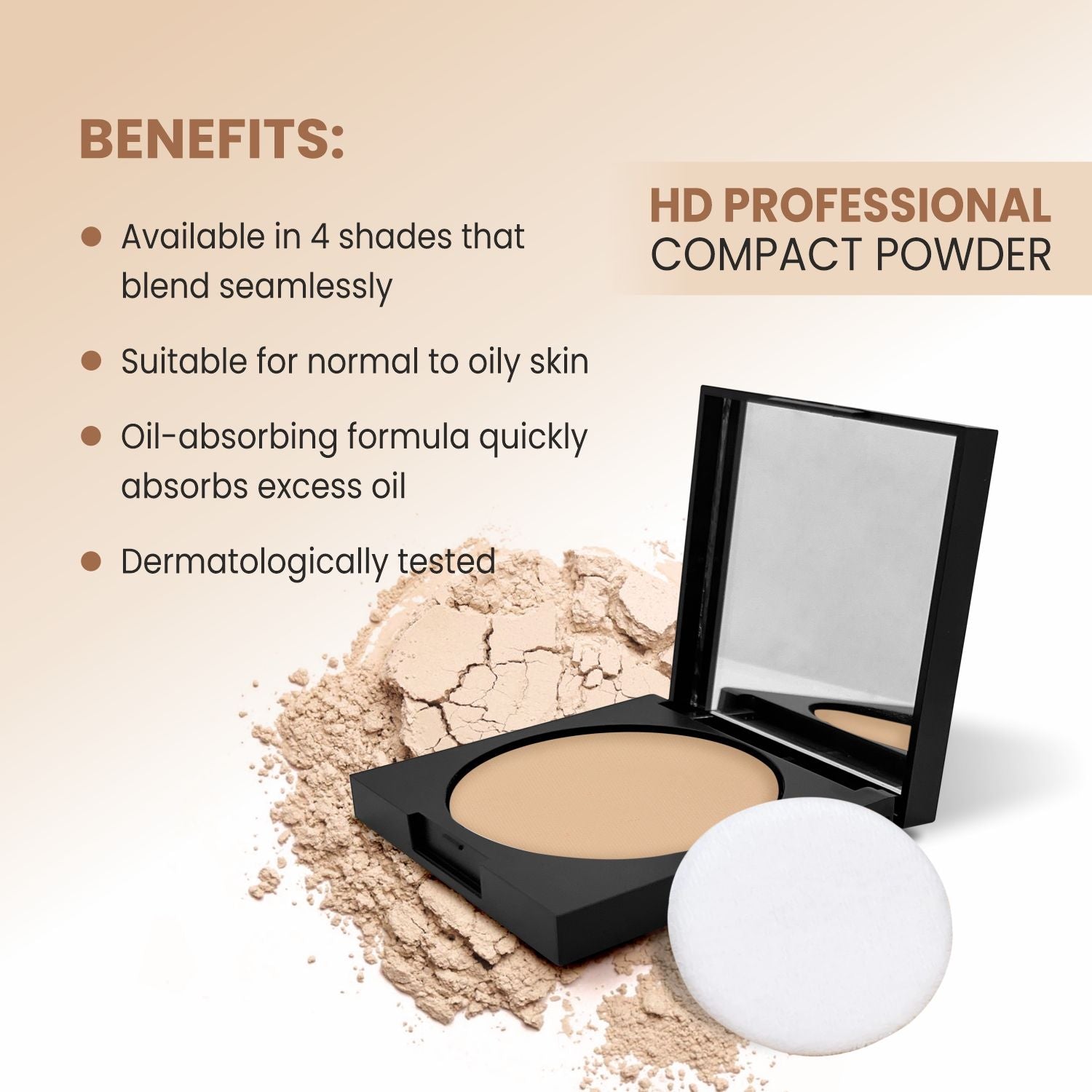 Velvet Matte Finish Compact Powder