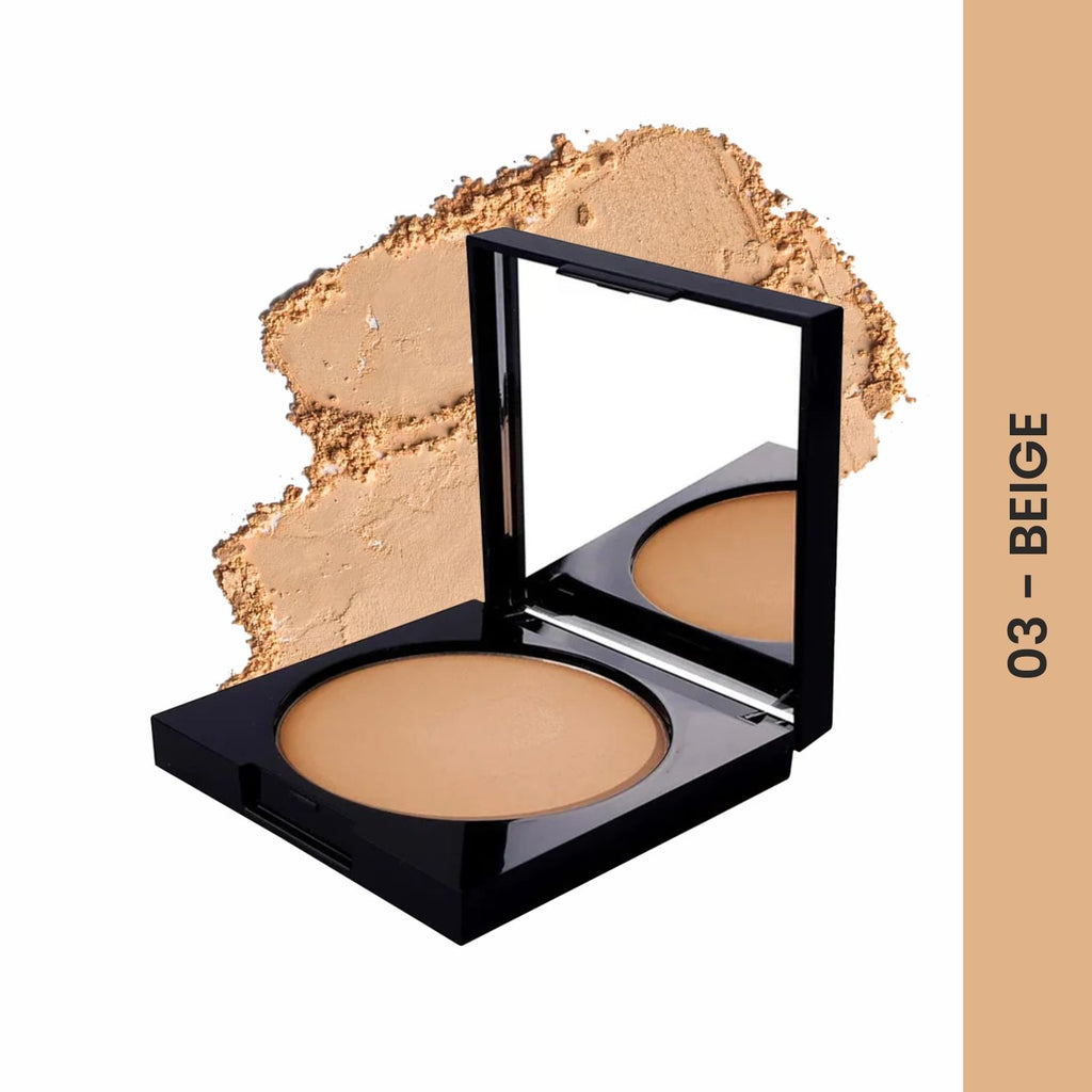 Velvet Matte Finish Compact Powder - 03 Beige
